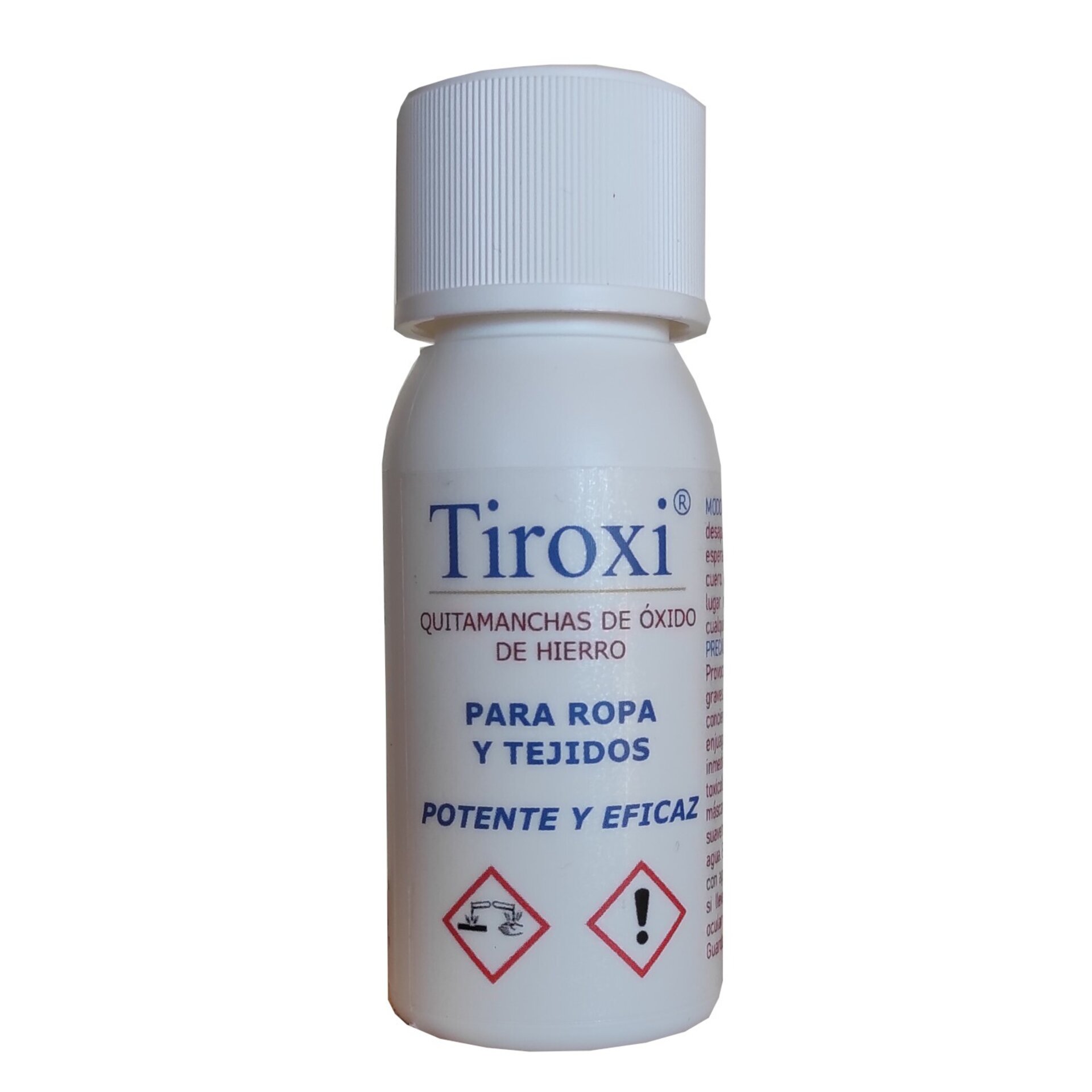 50 mL Quitamanchas de óxido de Hierro para Ropa y Tejidos, instantaneo - 1